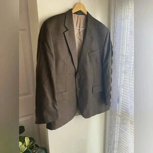 Lauren Ralph Lauren Vintage Wool Suit Jacket Blazer Brown 48R Men’s Green Label